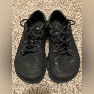 Altra Mens 8.5/42 Cayd Black Leather Lace Up Casual Shoes